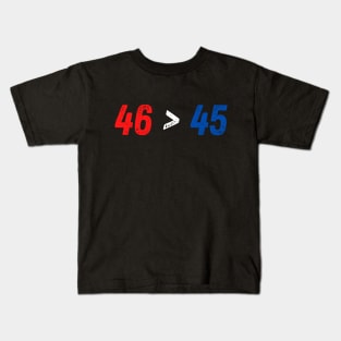 Trump Lost Haha 45 46 Biden Won Election 2020 Kids T-Shirt